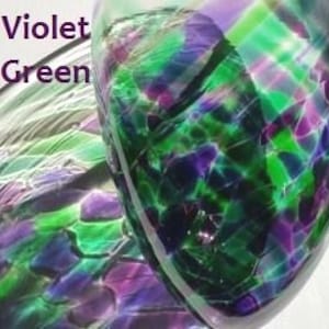 Jewish Wedding Glass to break under the Chuppah-Violet Green - glass to break at a jewish wedding