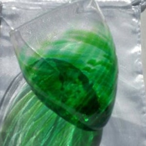 Jewish Wedding Glass to break under the Chuppah- in the color Greens- glass to break at a jewish wedding