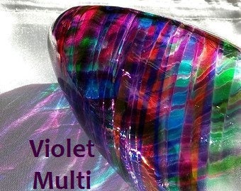 Jüdisches Hochzeitsglas zum Brechen unter der Chuppah- in der Farbe Multi- Violett zum Brechen bei einer jüdischen Hochzeit