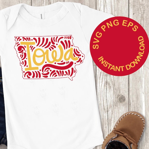 Iowa Svg - Etsy