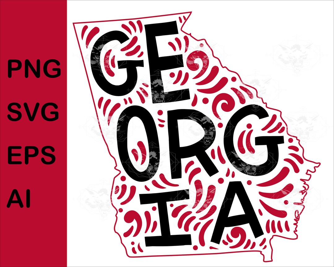 Georgia SVG Files, Georgia Cut File, United States of America Vector