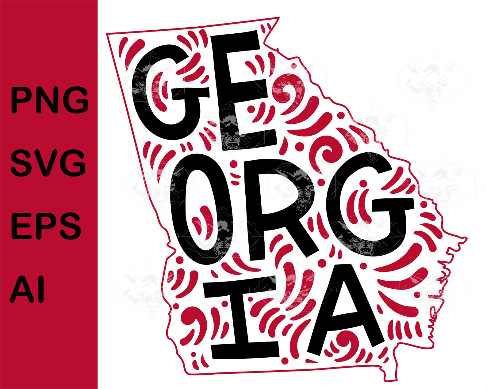 Georgia SVG Files Georgia Cut File United States of America - Etsy New