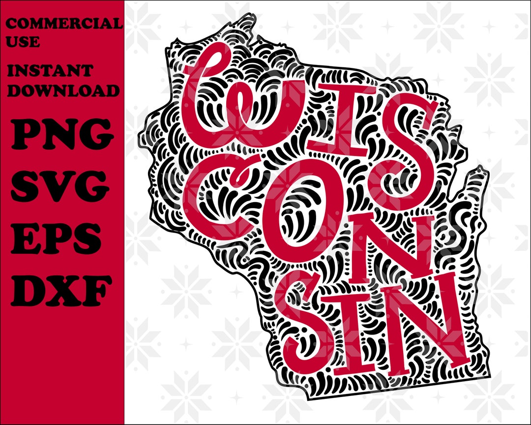 Wisconsin SVG Files, Wisconsin Cut File, United States of America ...