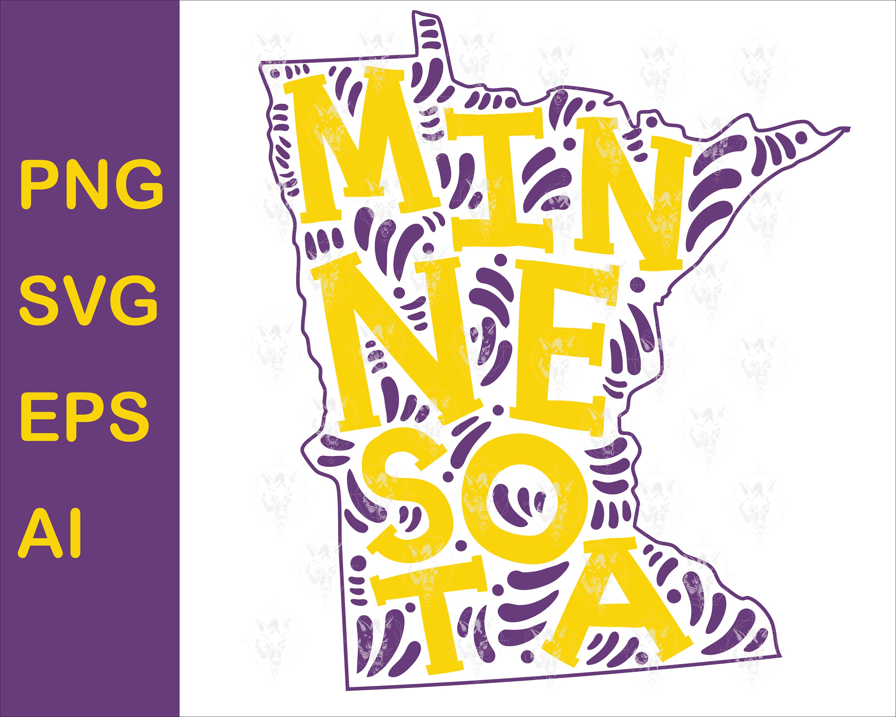 Minnesota SVG Files, Minnesota Cut File, United States of America ...