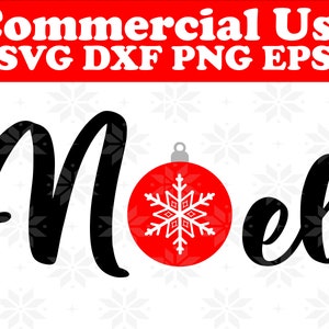 Noel svg - Chirstmas - svg - eps - dxf - png - Ornament - Winter - Silhouette - Cricut - Commercial Use - Cut File - Digital Download