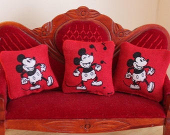 Mickey Mouse cushion/miniature cushion for dolls house