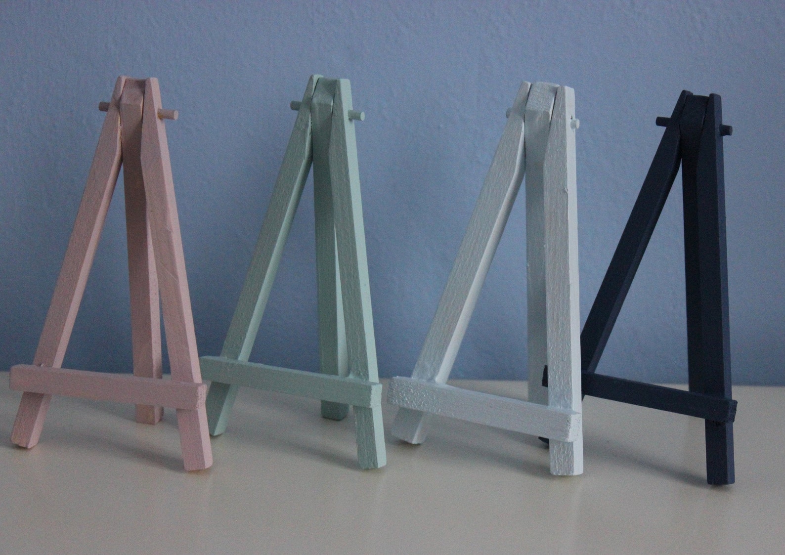 Miniature display easels with removable blackboards and chalk Etsy