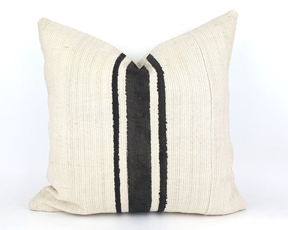 Grainsack pillow cover Vintage Farmhouse Grain Sack Pillow Cover