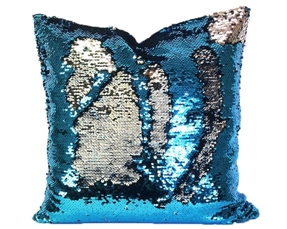 Mermaid Pillow Cover Sequin Pillow Case Flip Sequin Pillow Case, Photo Pillow