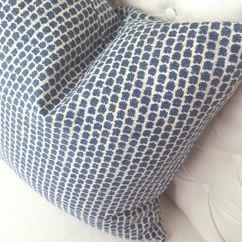 Lee Jofa Kaya Indigo Pillow Cover / Lee Jofa Pillow / Indigo Pillow