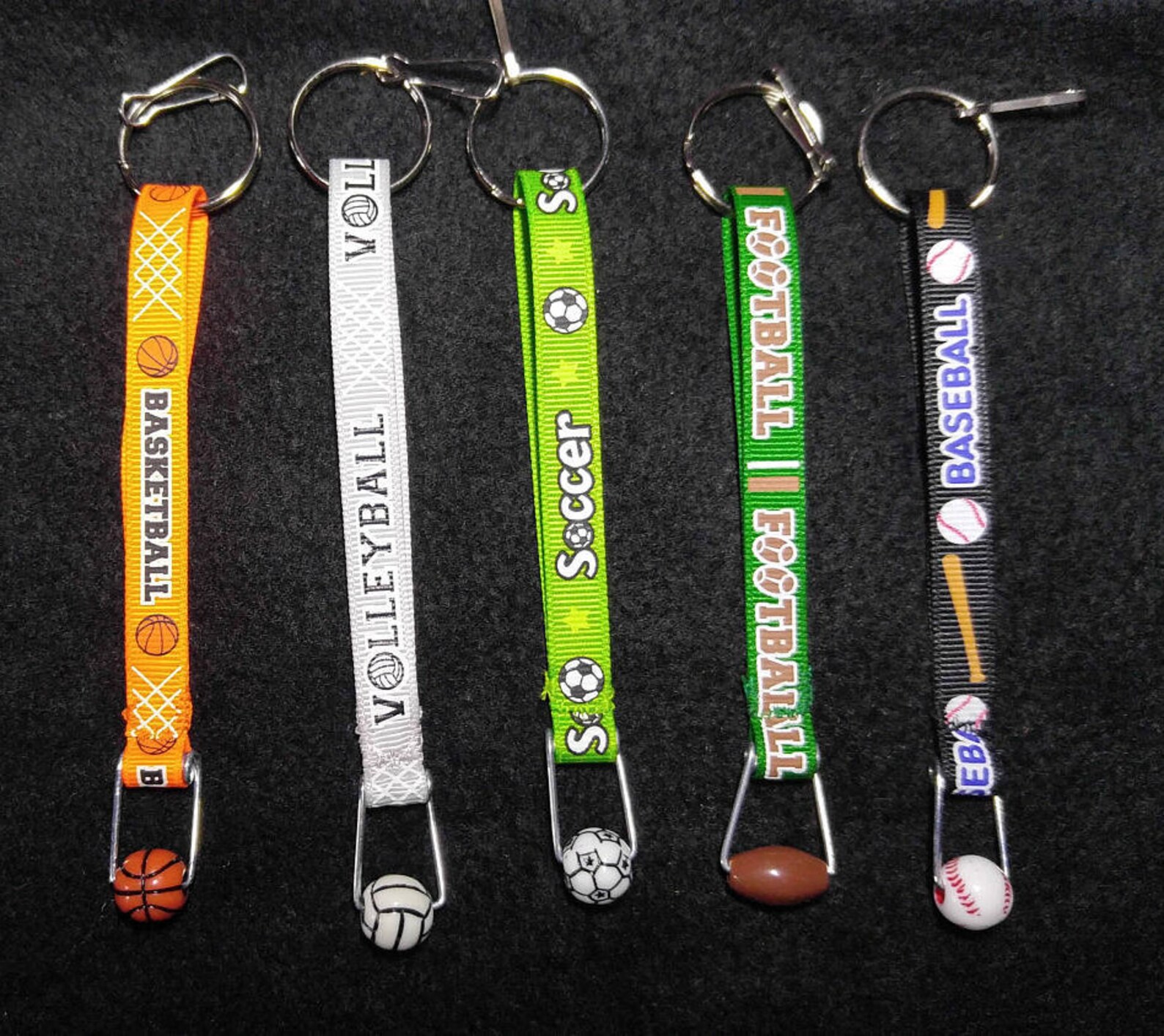 Sports Key chains/Zipper Pulls Etsy