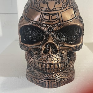 Aztec skull hitch cover