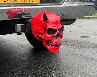 Crimson Demon trailer hitch cover