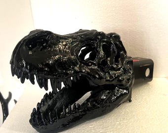 Czarna osłona zaczepu czaszki T-Rexa