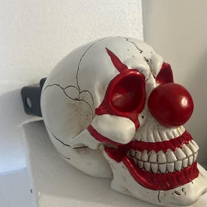 Evil clown  hitch cover