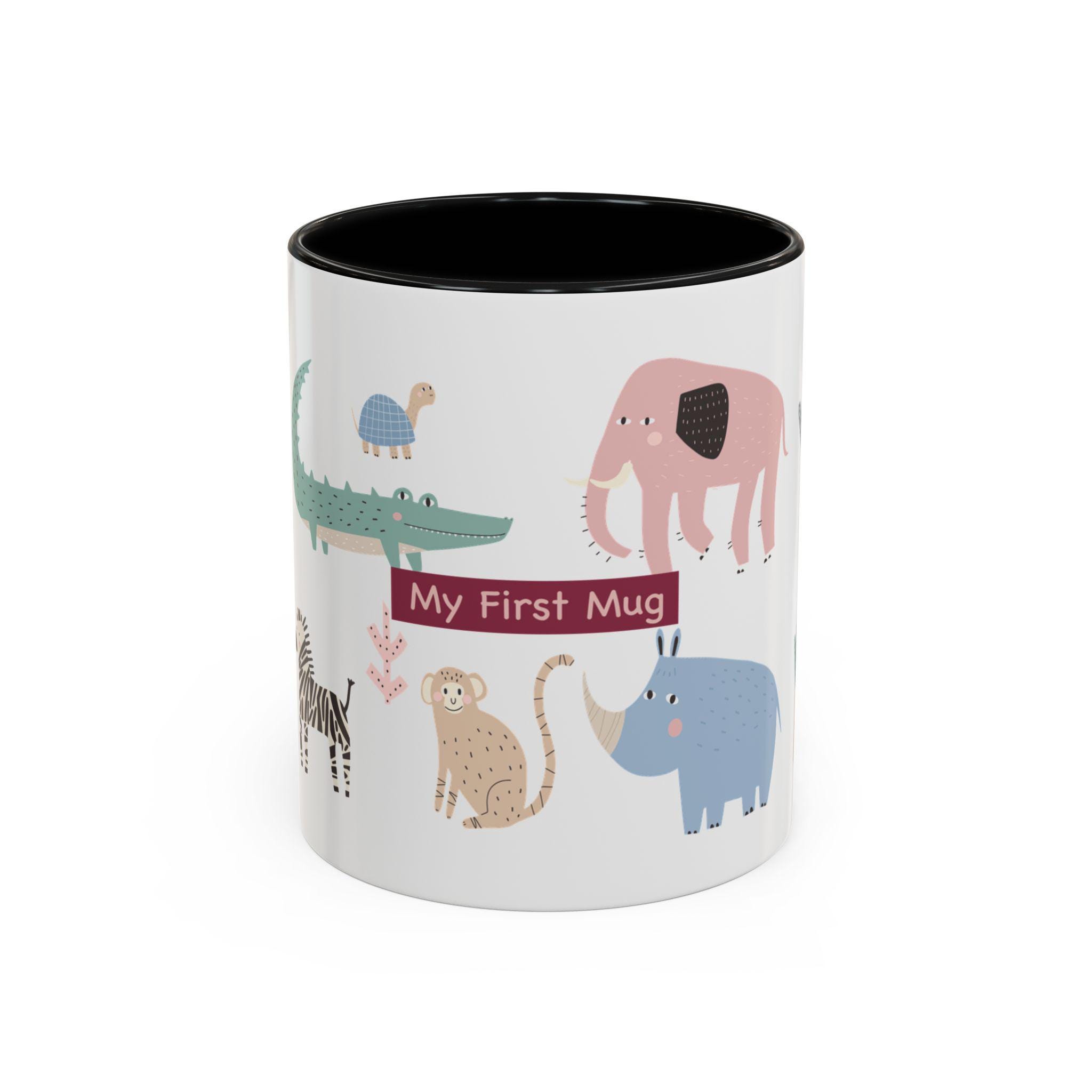 Animal Toddler Mug, Cute Kids Cup, Zoo Animal Kitchenware, Children's ...