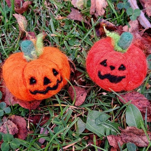 Felted Pumpkins