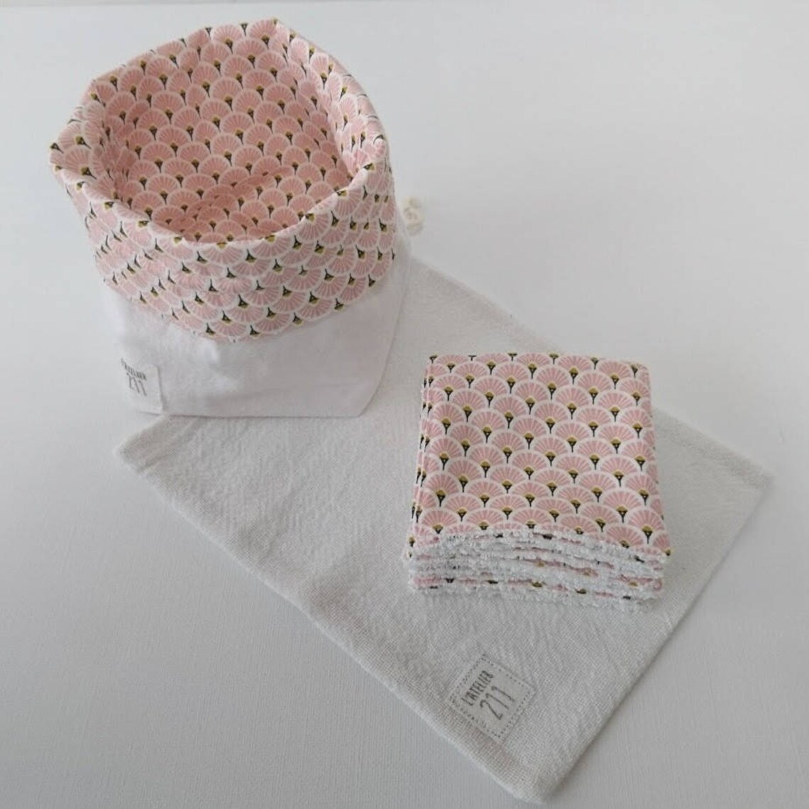 Pack 16 Cotons Démaquillants Réutilisables En Bambou – Lavables + Sac à Linge – Écologique, Doux Pour Peaux Sensibles