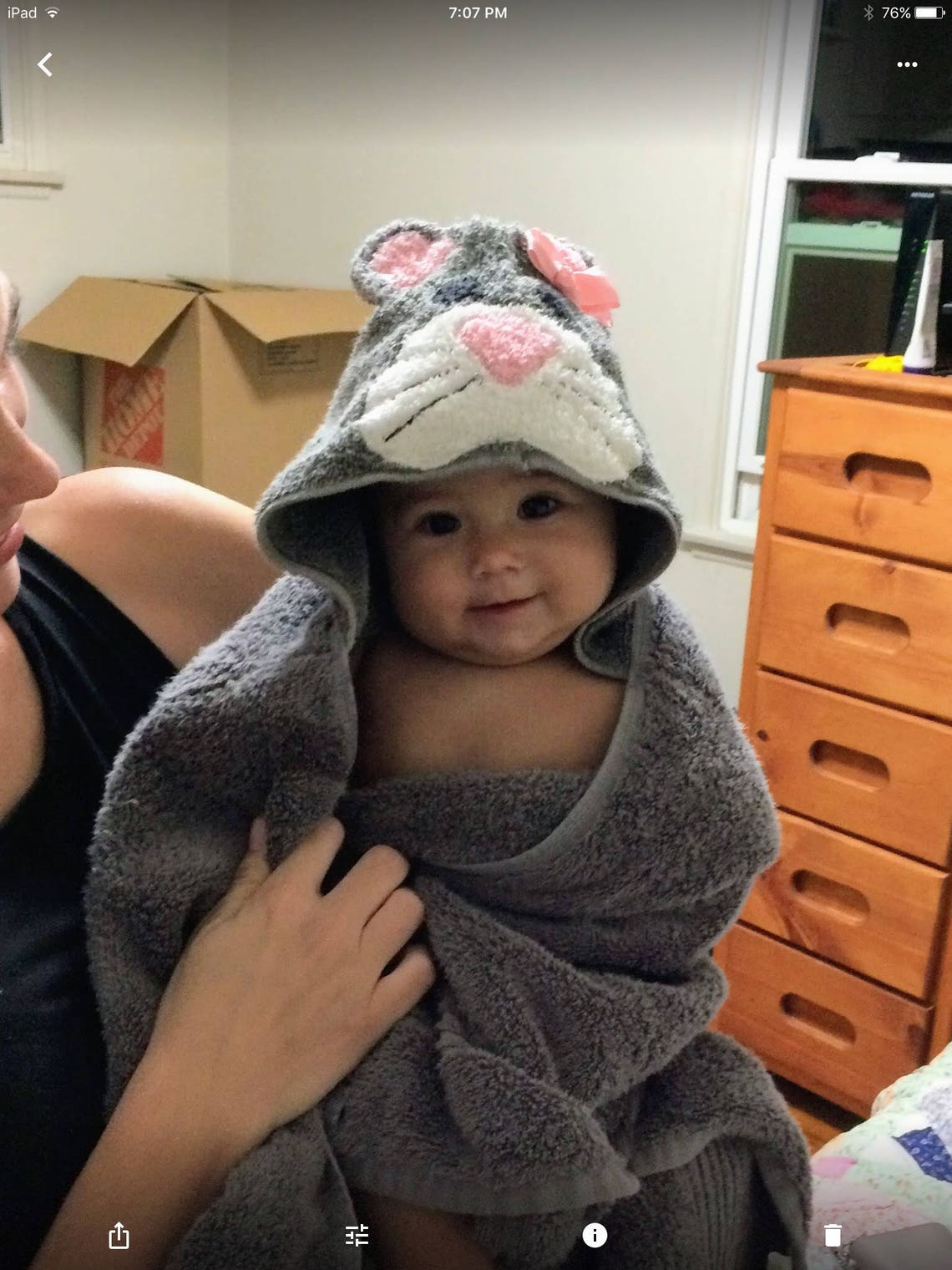 Cat Hooded Towel Etsy