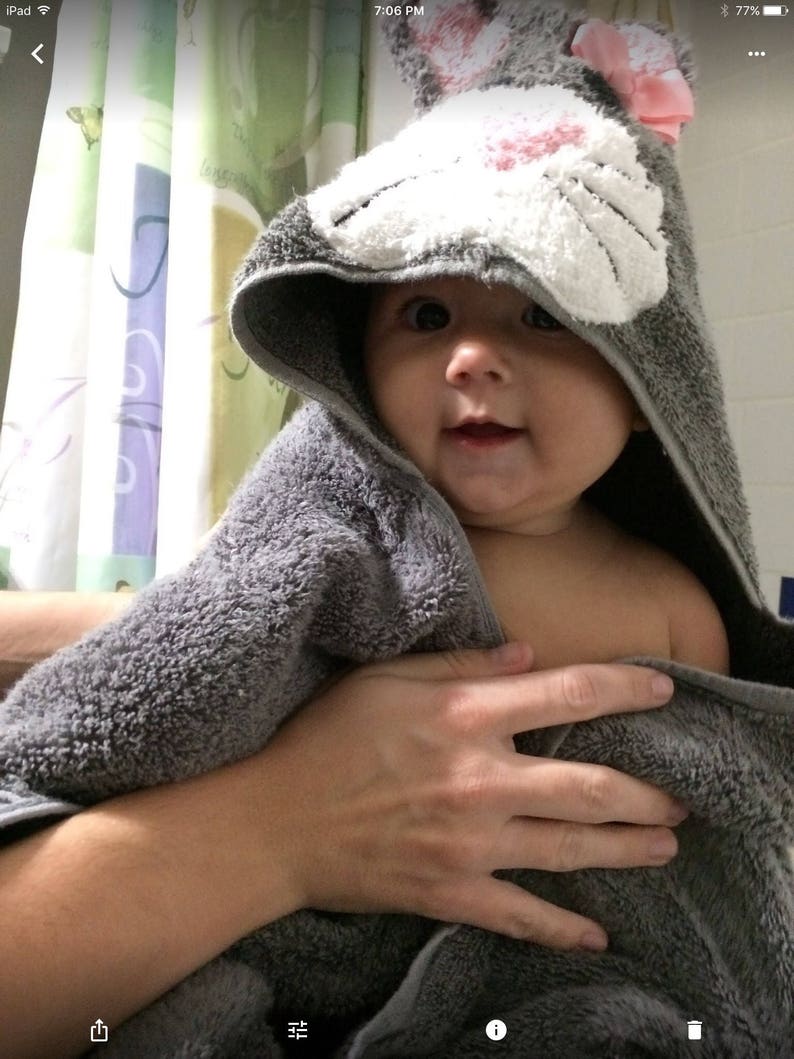 Cat Hooded Towel Etsy