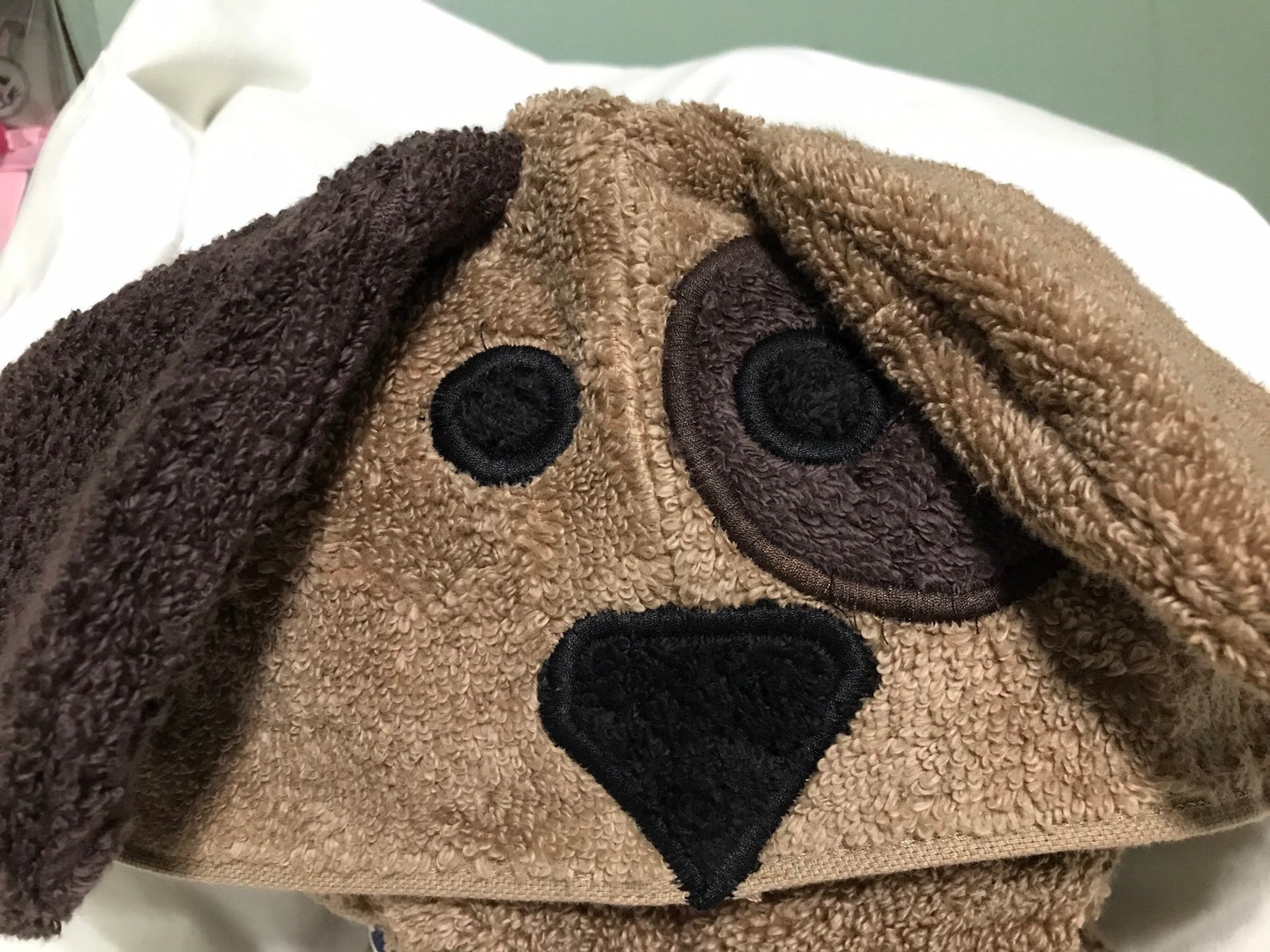 Dog Hooded Towel Etsy