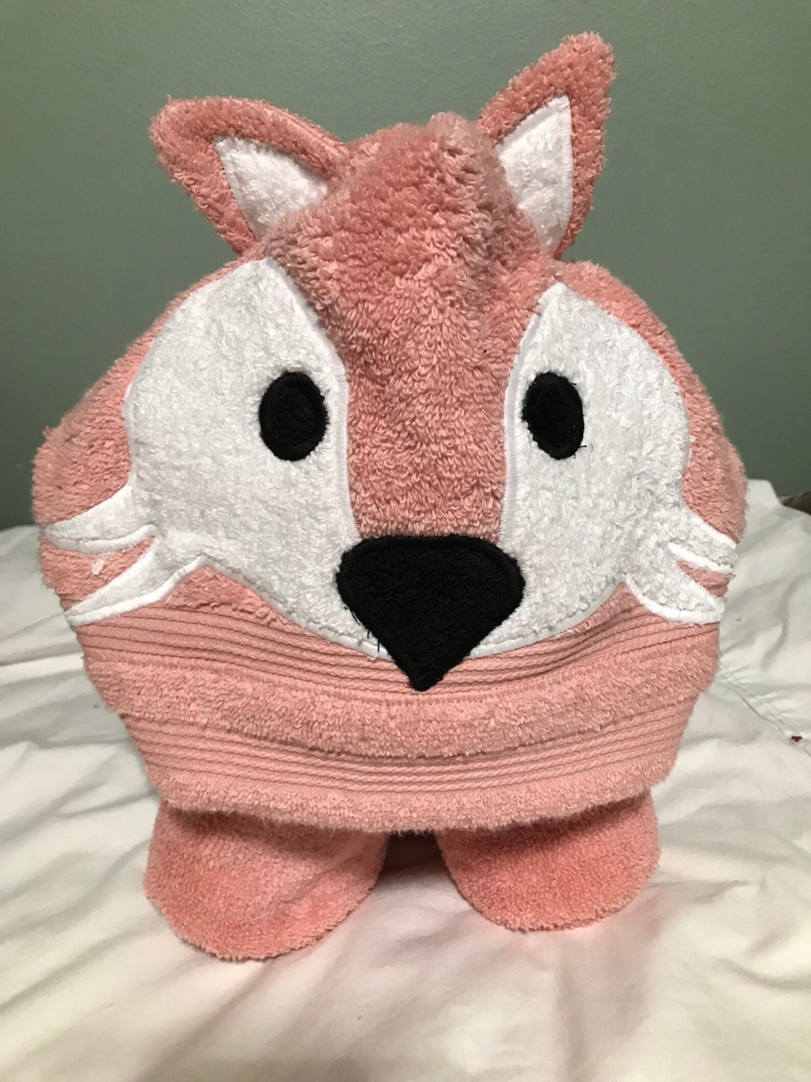Fox Hooded Towel Etsy