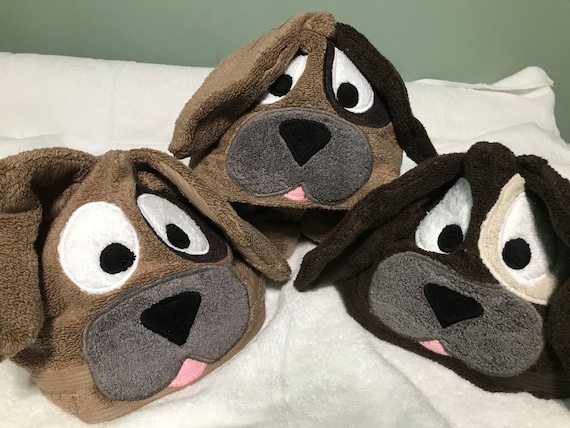 dog hooded towel
