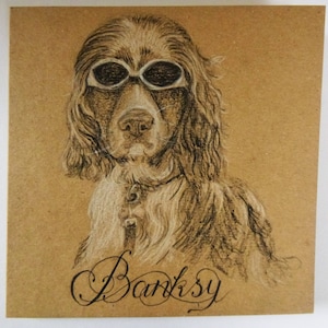 Personalisierte Geburtstagskarte, personalisierte Tierillustrations-Geschenkkarte, Haustier-Karte, Tierliebhaber-Geburtstag, Haustierbesitzer-Geschenk, Hundebesitzer-Karte, niedlich