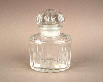 Vintage 1950's Balenciaga glass perfume scent bottle.