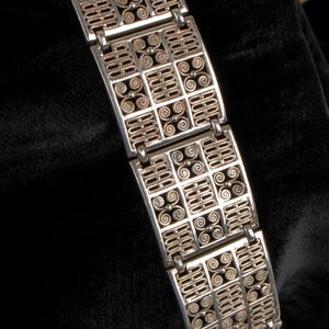 Mooie zilveren filigraanarmband uit de jaren 60