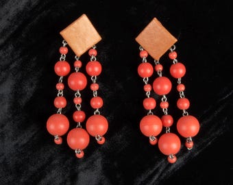 Vintage 1970s Chandelier Earrings, Aarrika?