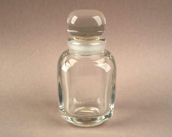 Vintage 1950's Givenchy glass perfume scent bottle.
