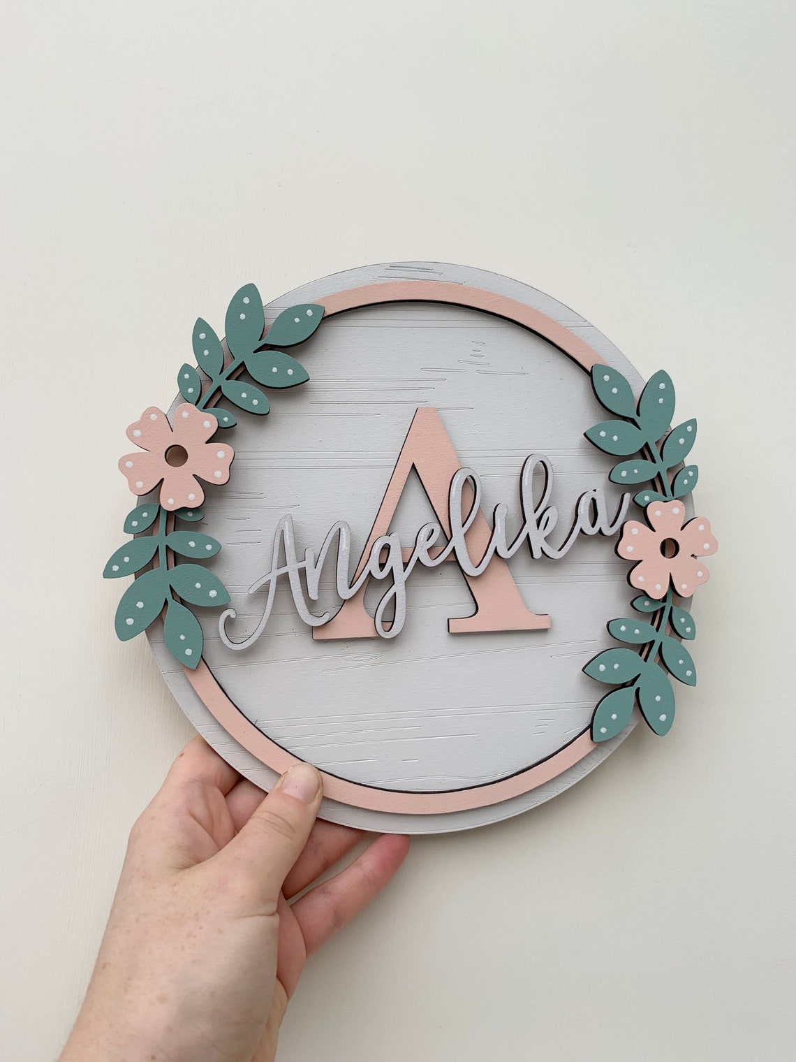 Personalised name plaque bedroom door sign bedroom name Etsy