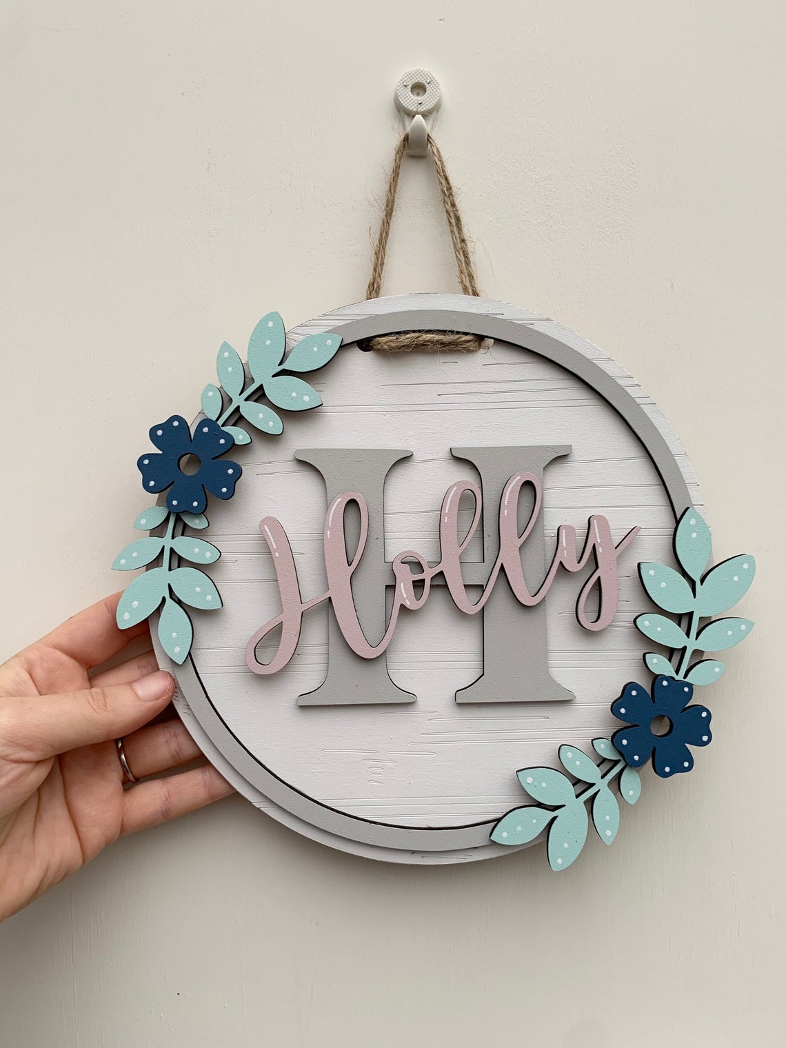 Personalised name plaque bedroom door sign bedroom name Etsy