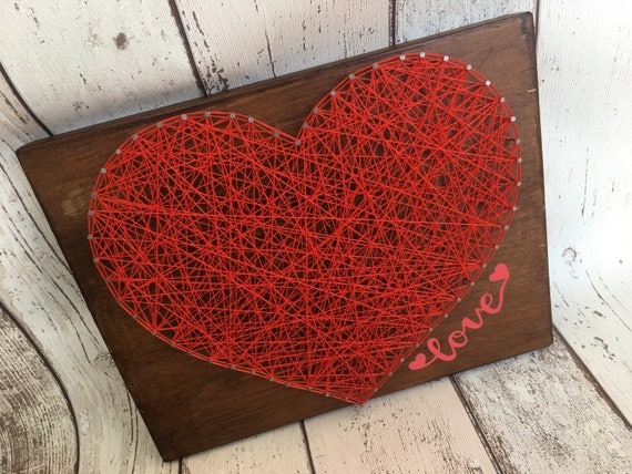 valentines string art