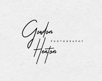 Premade Logo, Signature Photography Logo, Elegant Logo Design, Photographer Logo, Photography Branding, Luxury Logo, Signature Font, P2