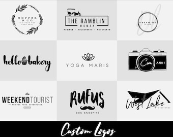 Logo Design | Premium, Custom Logo Design, Business, Shop, Branding, Photography Logo, Logo Designer