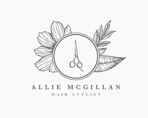 Premade Logo Hair Stylist Logo Hair Salon Grooming Logo Etsy
