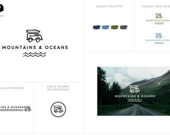 Custom Travel Logo Design | Branding Package Kit
