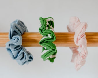 Scrunchie - organic cotton, hair tie, cotton scrunchie, sustainable gift