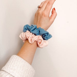 Scrunchie organic cotton, hair tie, cotton scrunchie, sustainable gift image 7
