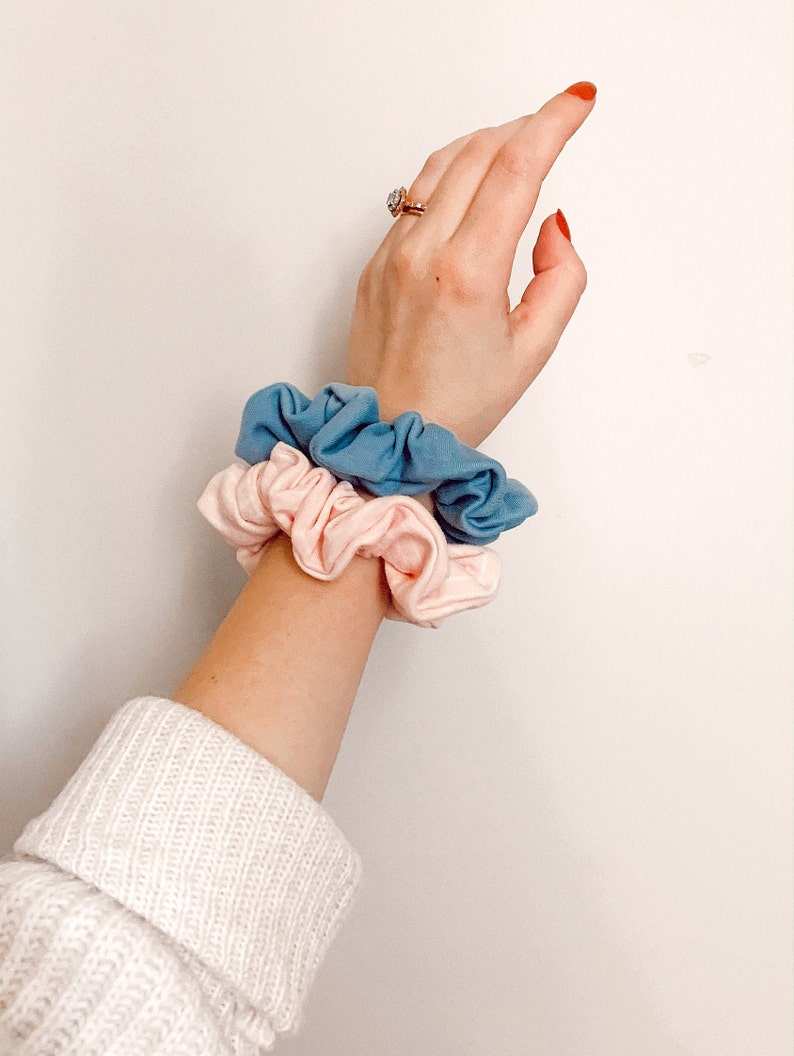 Scrunchie organic cotton, hair tie, cotton scrunchie, sustainable gift image 7