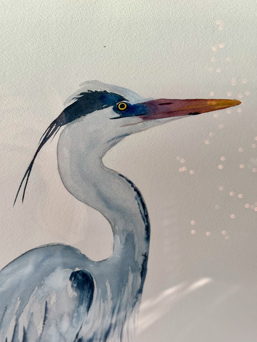 Heron Art 8x10