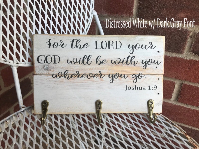 Key hanger bible verse key hanger scripture key holder Etsy