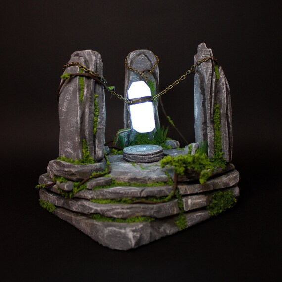 Magic Crystal Diorama Miniature Bookend Etsy