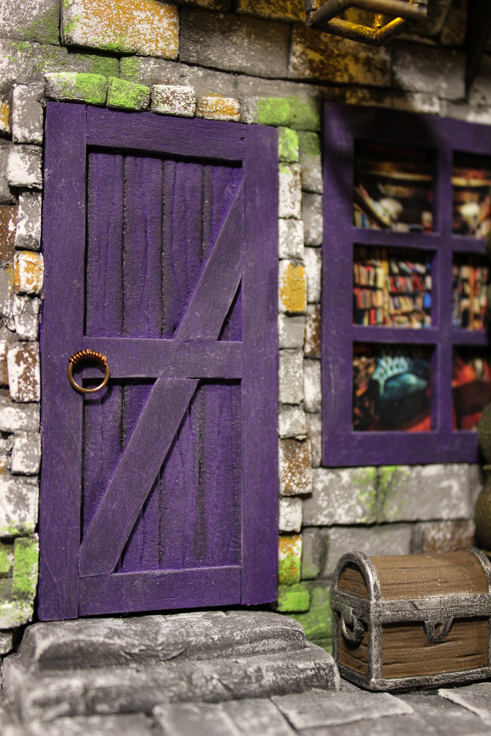 Book nook bookshelf insert Alley Book END library decor Etsy