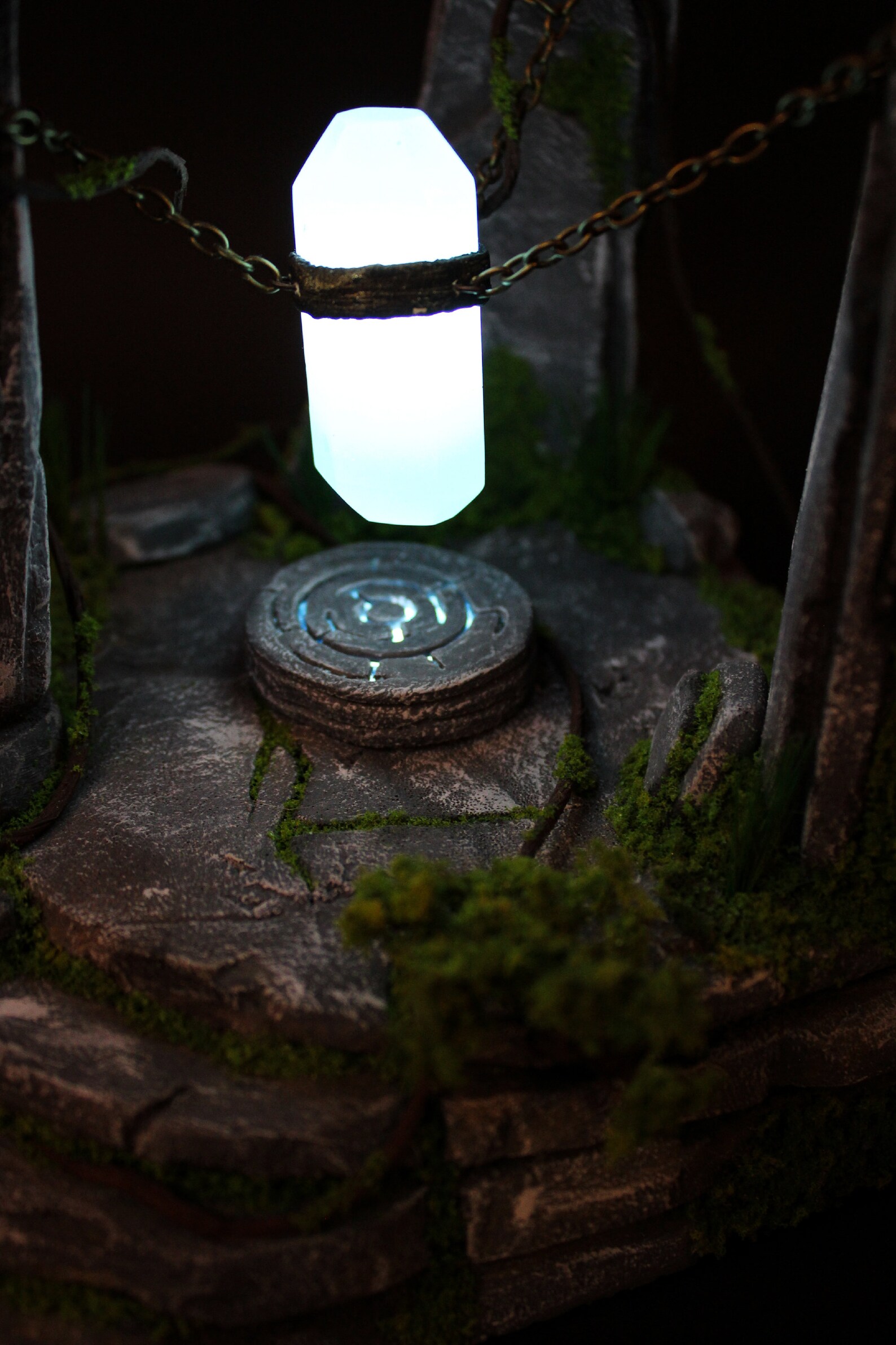 Magic Crystal Diorama Miniature Bookend Etsy