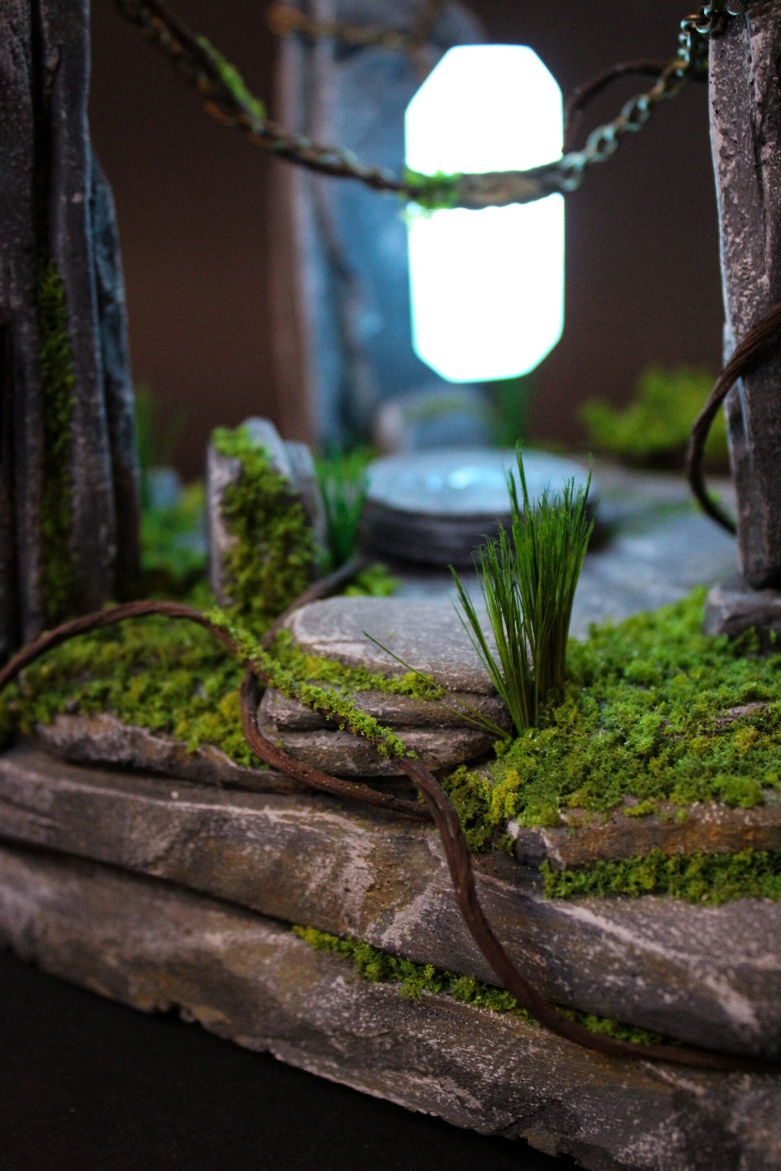 Magic Crystal Diorama Miniature Bookend Etsy