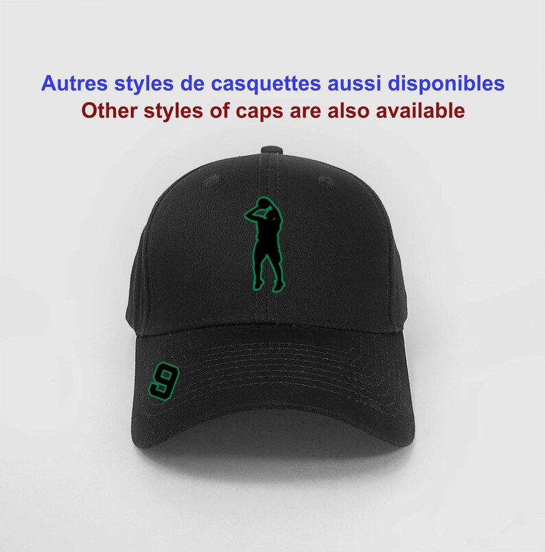 black basketball cap
