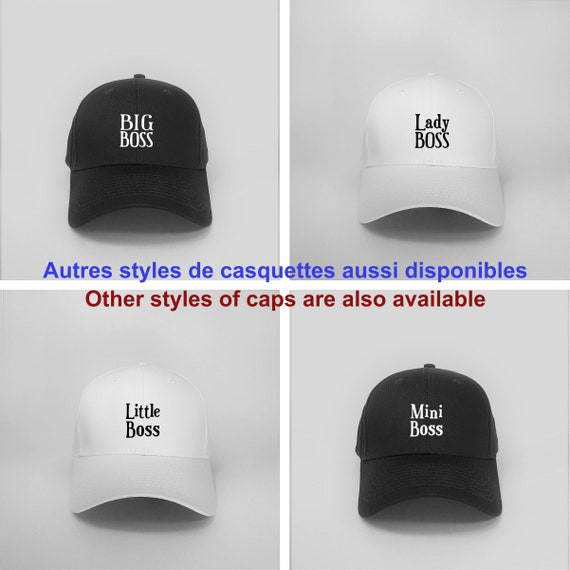 white boss hat